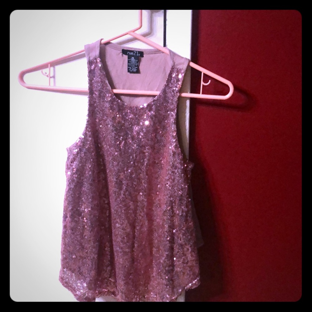 Cute pink going out top